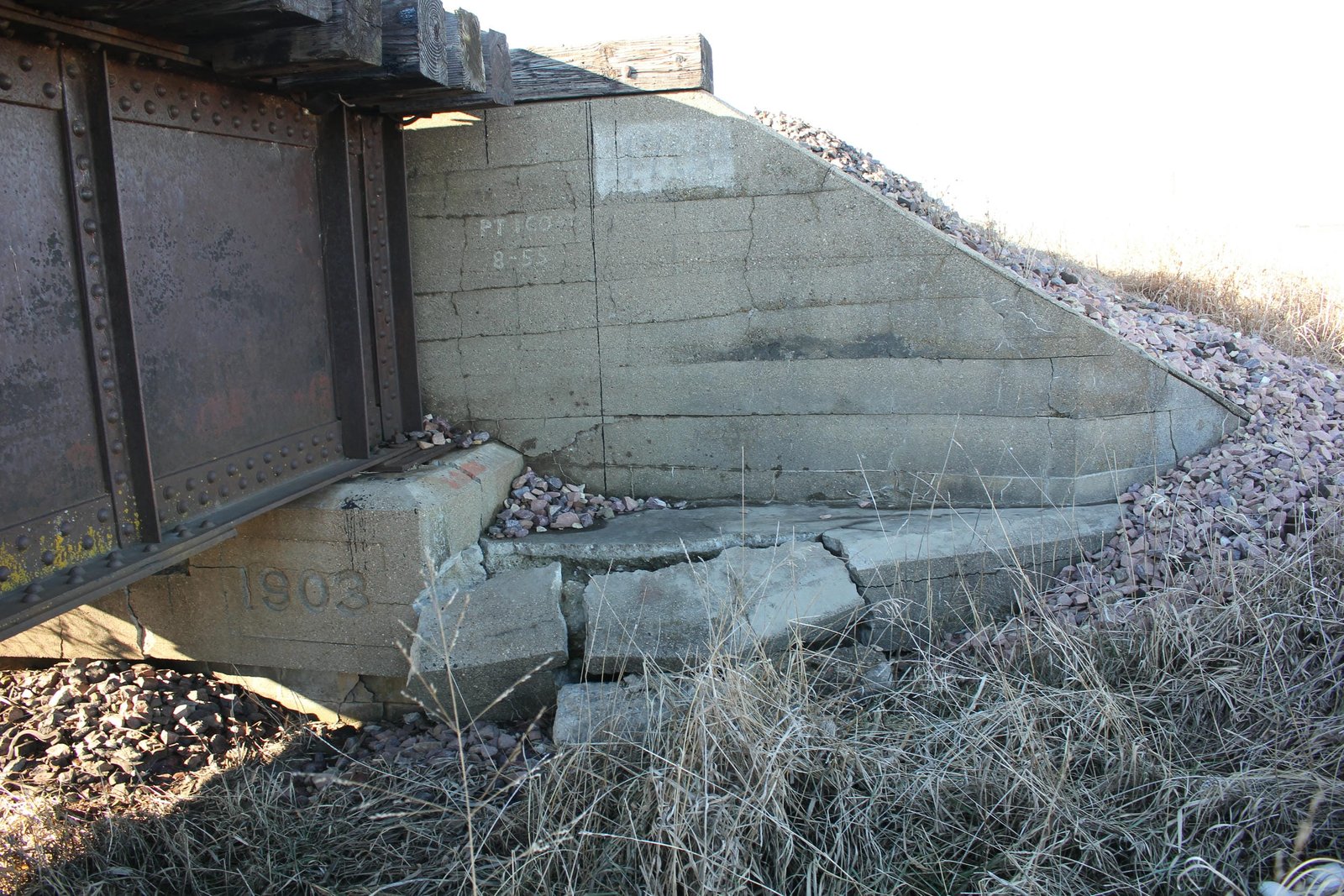 West abutment